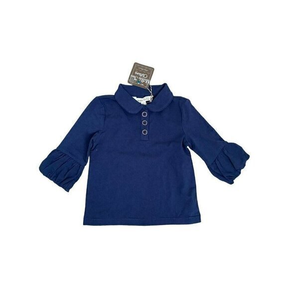 Matilda Jane Other - NEW Matilda Jane Navy Puffer Polo Uniform Shirt